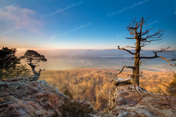 03 Sunrise From Mt Magazine Looking Towards Havana Arkansas - Professional Arkansas Ouachita Gallery No 1 photography by Paul Caldwell