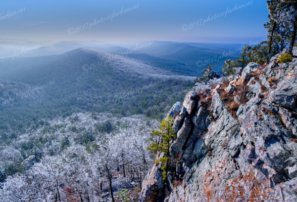 15 Late Afternoon View From Flatside Pinnacle - Professional Arkansas Ouachita Gallery No 1 photography by Paul Caldwell