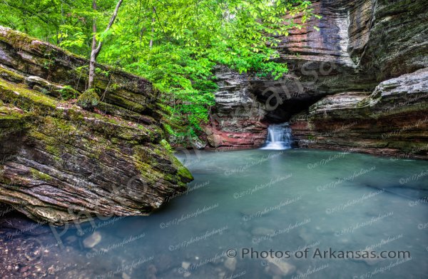 01.1 The Natural Bridge In Lost Valley Near Ponca Arkansas On The Buffalo River - Professional Arkansas Ozark Gallery No 1 photography by Paul Caldwell