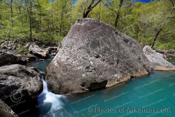 18 Crack In The Rock Rapid On Richland Creek - Professional Arkansas Ozark Gallery No 1 photography by Paul Caldwell