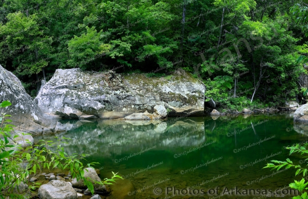 20 Stillness And Reflections On Richland Creek - Professional Arkansas Ozark Gallery No 1 photography by Paul Caldwell