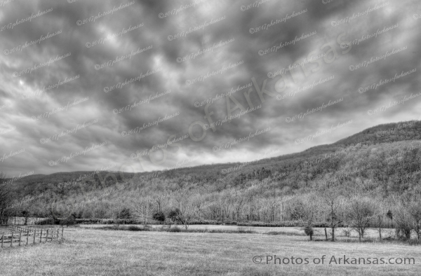 27 Wintertime Skies Over Boxley Valley - Professional Arkansas Ozark Gallery No 1 photography by Paul Caldwell