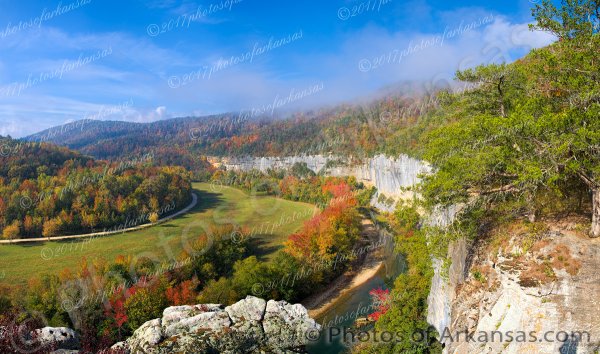 02.2 Roark Bluff Summit View From October 2013 Buffalo River - Professional Arkansas Ozark Gallery No 2 photography by Paul Caldwell