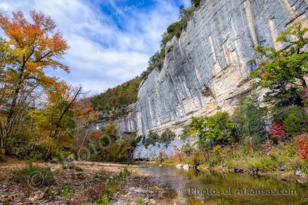 02 Autumn Midday View Of Sweet Gums And Maples On The Buffalo River - Professional Arkansas Ozark Gallery No 2 photography by Paul Caldwell