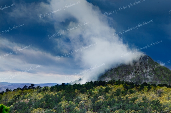05 Springtime Storm Clearing Pinnacle Mountain - Professional Arkansas River Valley Gallery No 1 photography by Paul Caldwell