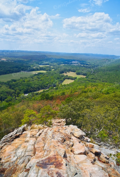 29 Looking To The West From The Summit Of Pinnacle Mt - Professional Arkansas River Valley Gallery No 1 photography by Paul Caldwell