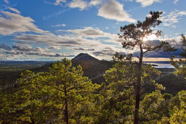 30 Afternoon View From Near Pinnacle Mt - Professional Arkansas River Valley Gallery No 1 photography by Paul Caldwell