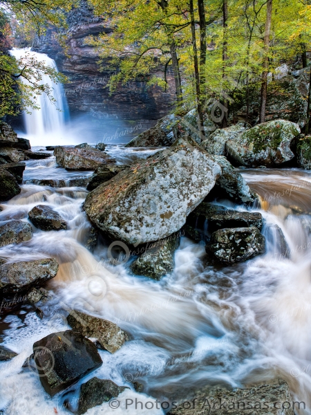 34 High Water At Cedar Falls In October On Petit Jean Mountain - Professional Arkansas River Valley Gallery No 1 photography by Paul Caldwell