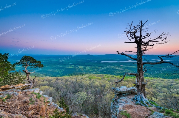 16 Springtime Sunset From The Summit Of Mt Magazine - Professional Featured Arkansas Photos photography by Paul Caldwell