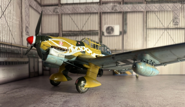 No2 Stuka In Hanger - Professional Hobby Releated photography by Paul Caldwell
