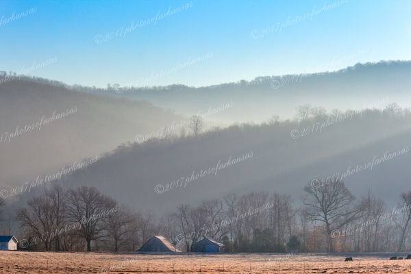 04 Early Winter Morning In The Boxley Valley - Professional My Favorites Gallery photography by Paul Caldwell
