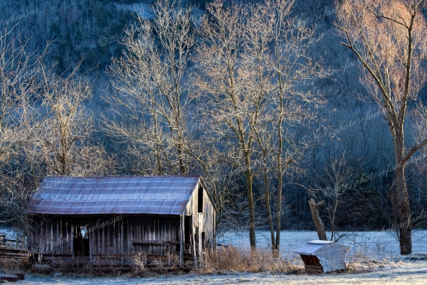 07 Frosty Morning In The Boxley Valley - Professional My Favorites Gallery photography by Paul Caldwell