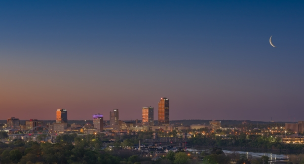 27 View Of Little Rock From Fort Roots Crop - Professional New Photography 2023 photography by Paul Caldwell