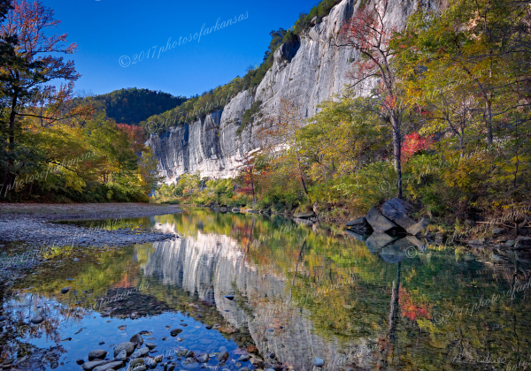 02 Autumn Reflections Along The Buffalo River - Professional New Photography 2026 photography by Paul Caldwell