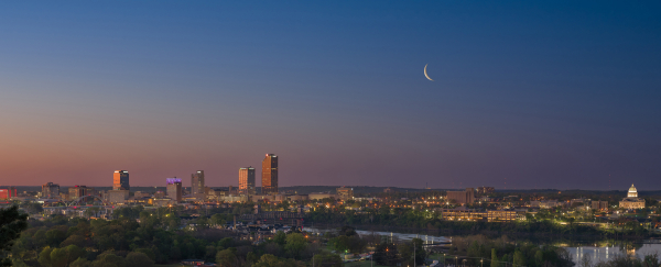 26 Sunrise Over Little Rock - Professional New Photography 2026 photography by Paul Caldwell