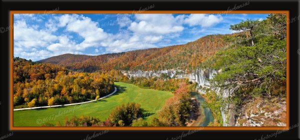 02.2 Fall Glory Over The Buffalo River - Professional Panoramas Of Arkansas photography by Paul Caldwell