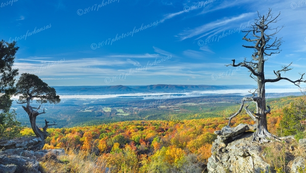 31 Early Morning Fall Vista From Mt Magazine - Professional Recent Photography photography by Paul Caldwell