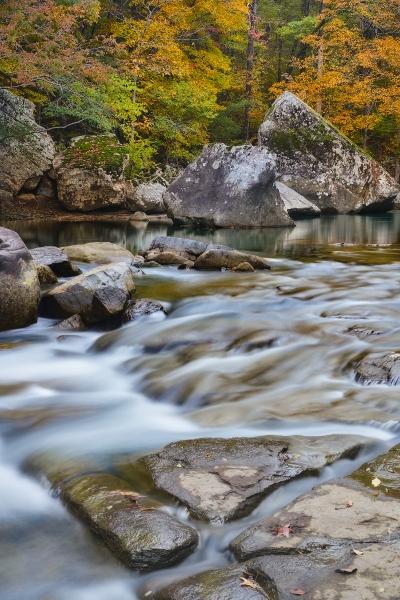 11 Fall Flows On Richland Creek - Professional Stone Bank New Hq photography by Paul Caldwell