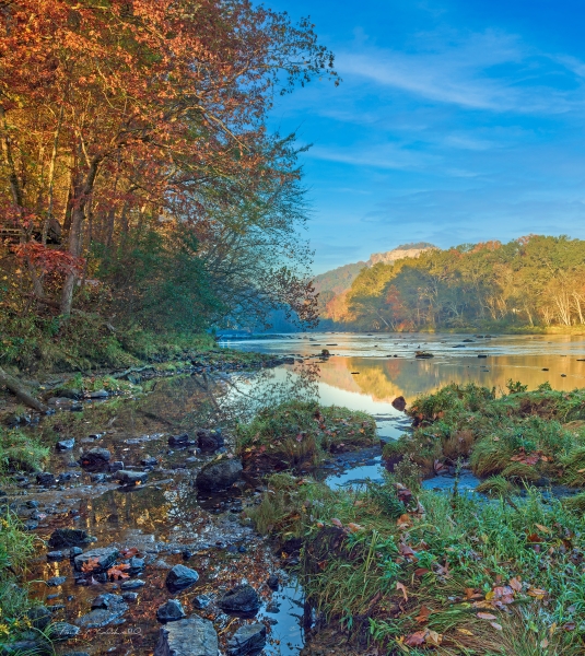 37 Morning Little Red River - Professional Stone Bank New Hq photography by Paul Caldwell