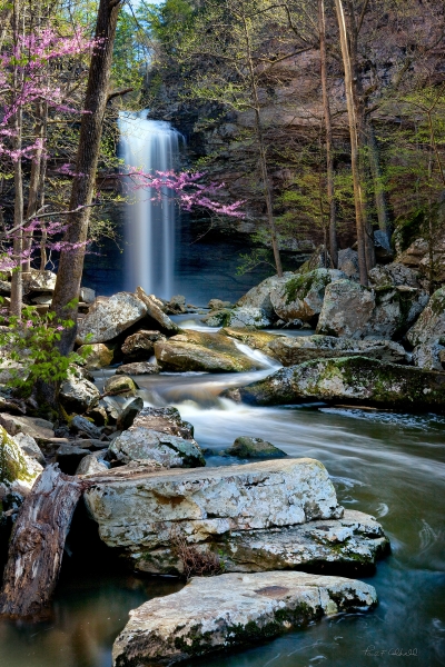 44 Springtime At Cedar Falls - Professional Stone Bank New Hq photography by Paul Caldwell