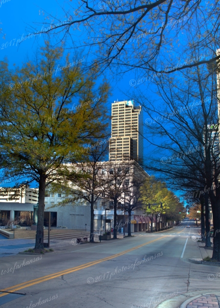 11 Downtown Little Rock Scene Featuring The Metropolitan Bank Building - Professional Views Of Little Rock photography by Paul Caldwell
