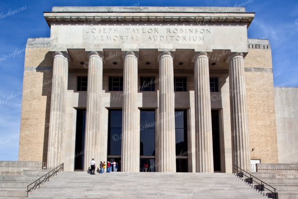 34 Robinson Auditorium View From The Front On 3rd And Broadway Streets - Professional Views Of Little Rock photography by Paul Caldwell